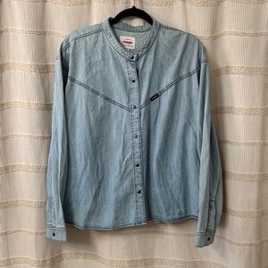Wrangler Light Blue Denim Shirt